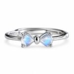 Protect & Heal Moonstone Bow Ring